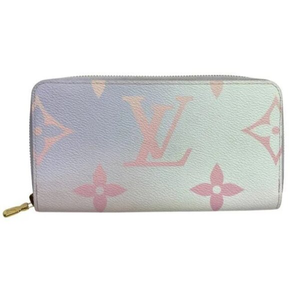 Louis Vuitton Monogram Giant Spring In The City Zippy Wallet Sunrise Pastel Pink - Picture 16 of 16